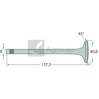 Zawór wydechowy 38017131 8830045