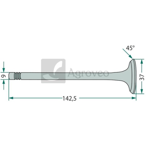 Zawór wydechowy 38021206 131100050015