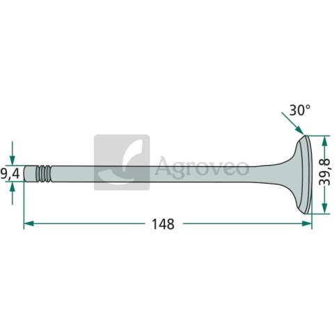 Zawór wydechowy 38022074 V836117564, T5153