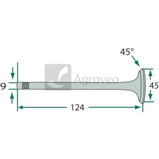Zawór ssący 8303142H041 3142H041
