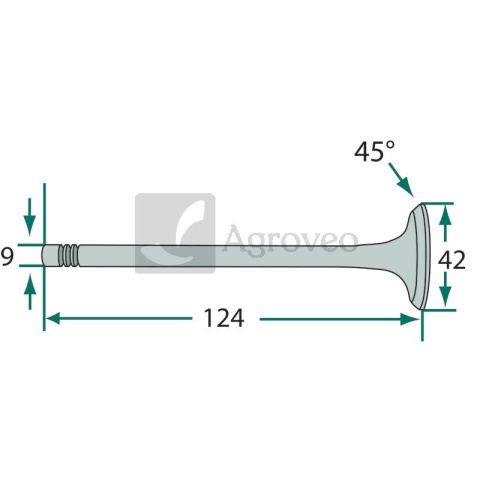 Zawór wydechowy 8303142D061 3142D061
