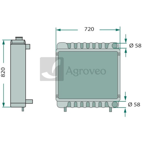 Chłodnica 74702101 A190663