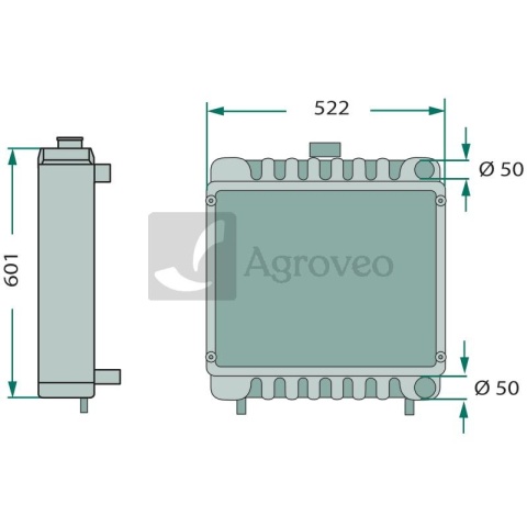 Chłodnica 74702440 3139009R91, 787605R92
