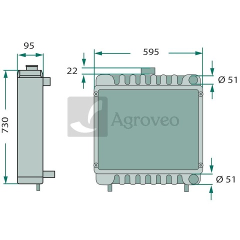 Chłodnica 74715277 3581945M93