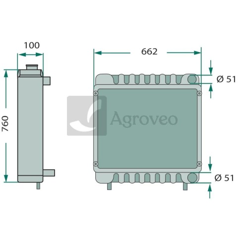Chłodnica 74712261 RE226366