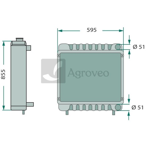 Chłodnica 74715088 3618626M92, 440069N