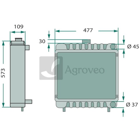Chłodnica 74715108 3557706M93, 3307940M98, 3551641M91, 3551641M92, 3660549M92, 440072N