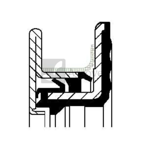 Pierścień uszczelniający wału korbowego 3040027307 4890833, 2856794, 84575645, 5801483583, 81-36999-00