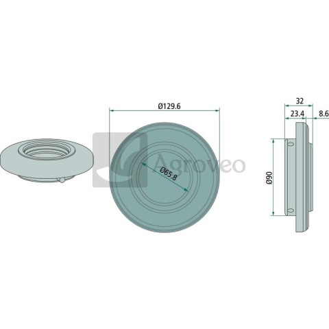ADAPTER M2 KOCKON 80 DO CATERPILLAR 374794520001