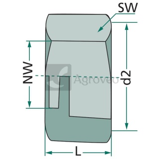 Nakrętka złączna 374203908/10