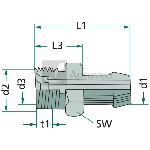 Złączka przewodu paliwowego 374203207/10