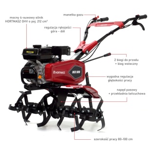 Glebogryzarka spalinowa HORTMASZ HGS 900