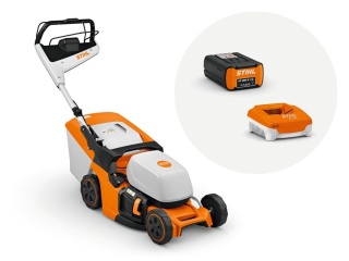 Kosiarka akumulatorowa STIHL RMA 443 PV z AP 300 S i AL 301