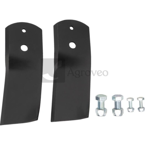 Końcówki noża agregatu 165mm fi 11,2x6,3mm STIGA 1134-9119-01, 1134-6238-01